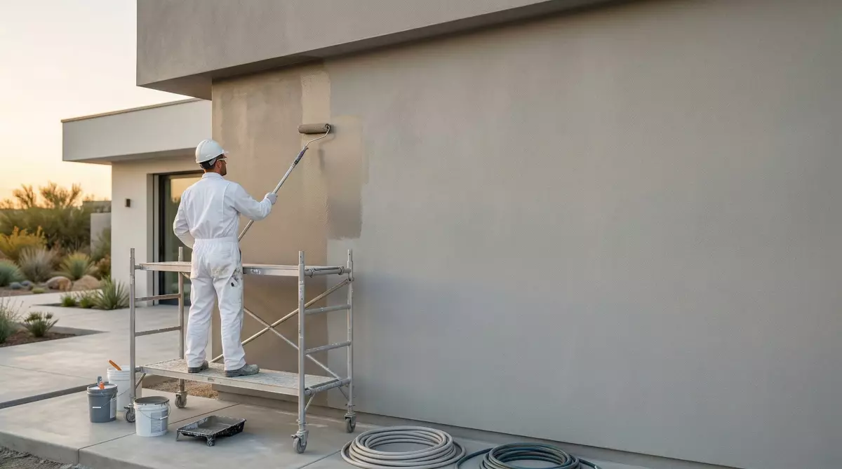 Finitions et mise en peinture pour moderniser votre extérieur
